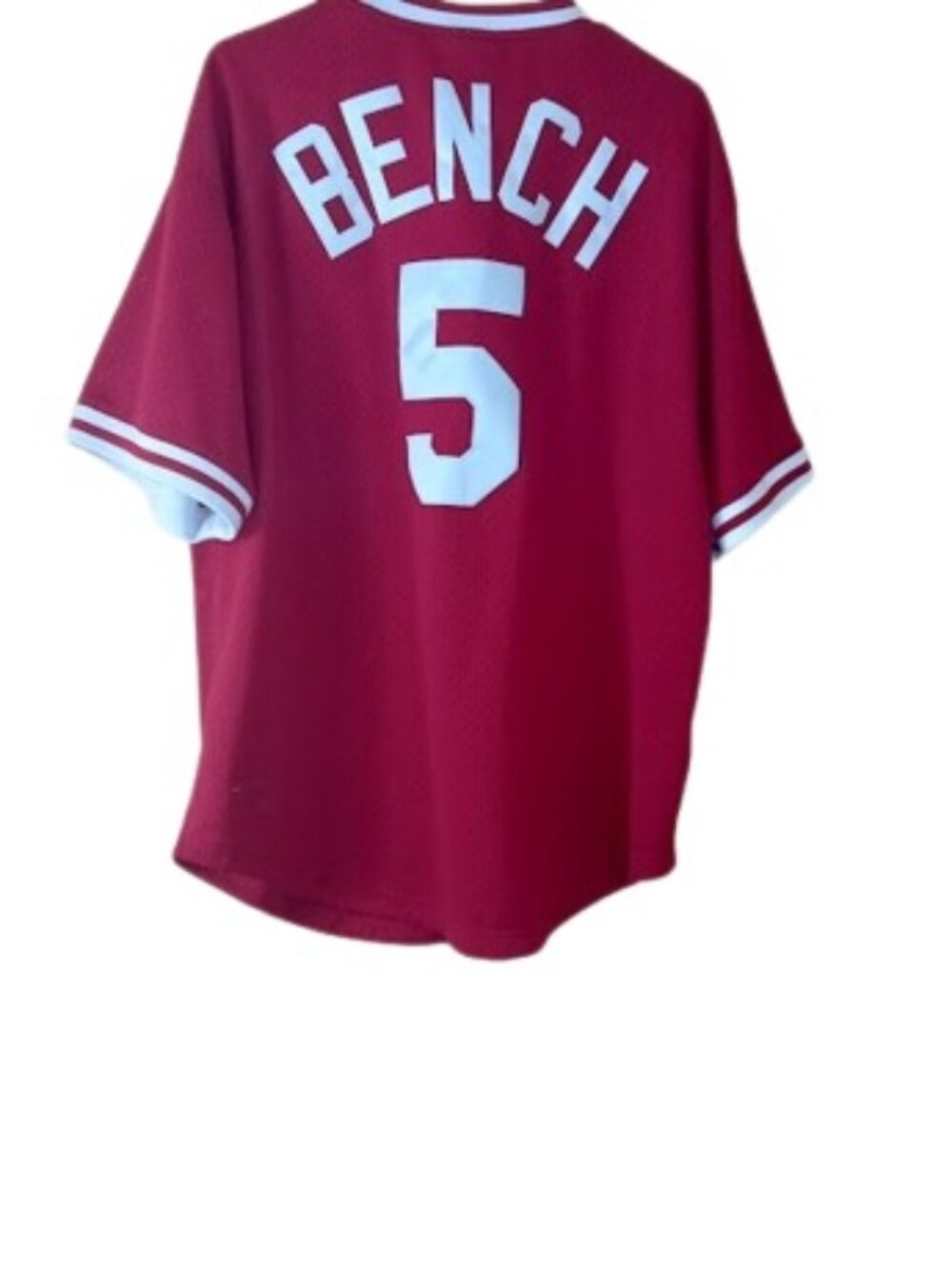 Mitchell & Ness Cooperstown Nostalgia Cincinnati Reds Johnny Bench Jersey 2X